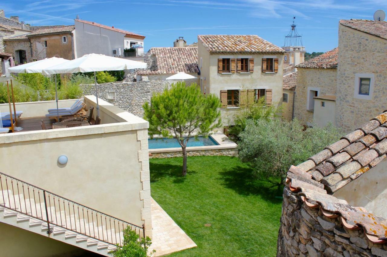 Отель Les Terrasses De Vallerargues Экстерьер фото